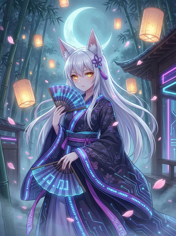 猎奇动漫-月下狐灵传说